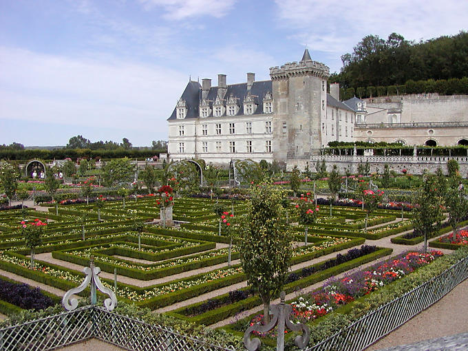 Joachim Carvallo designed the garden, Château de Villandry, France.