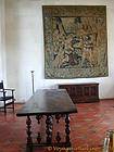 Table and upholstery, Amboise Castle, France.