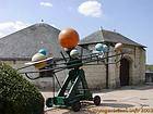 The solar system, designed by Leonardo Da Vinci, Clos Luce, Amboise, France.