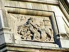 Hercules kills the centaur Eurytion, Chateau de Blois, France.