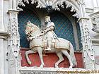 Equestrian statue of Louis XII, Blois, France.