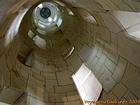 Within the central staircase with double-helix, Chambord Castle, France.