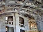 Coffered barrel vaults, Chambord Castle, France.