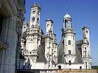 Turrets, chimneys and dormers, Chambord, France.