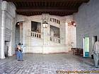 Chambord staircase view designed by Leonardo da Vinci, France.