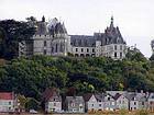 Panorama of the castle of Chaumont-sur-Loire, France.