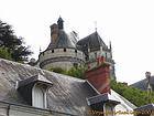 Roofs and tower Chaumont-sur-Loire, France.