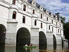 Diane boat under the arches, Chenonceau, France.