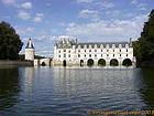 Panorama of the Castle of Chenonceau, France.