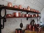 The kitchens of the Château de Chenonceau, France.
