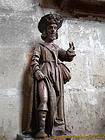Clamecy Statue on the road to Compostela, France.