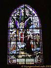 Stained Joan of Arc Church Clamecy, France.