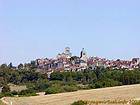Panorama Vezelay, Yonne, France.