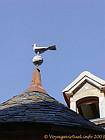 Weathervane pigeon, Vézelay, France.