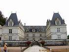 Perspective on the courtyard, Villandry, France.