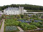 View from the front garden, Château de Villandry, France.