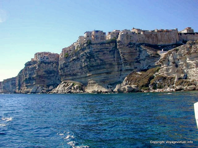 Cliff collapse, Bonifacio, Corsica