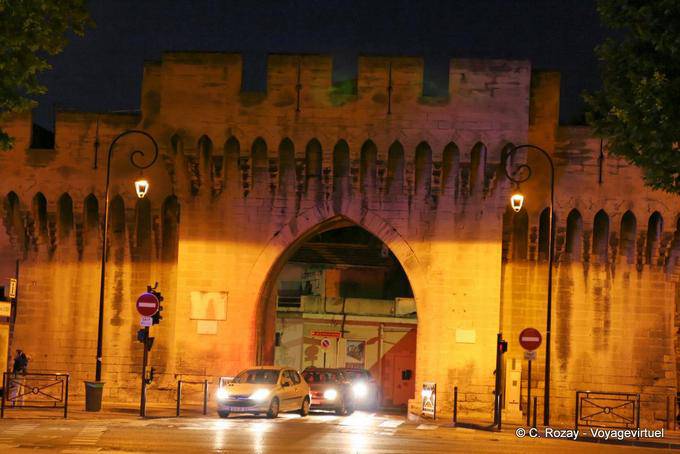 The Saint-Roch, Avignon by night, Provence, France