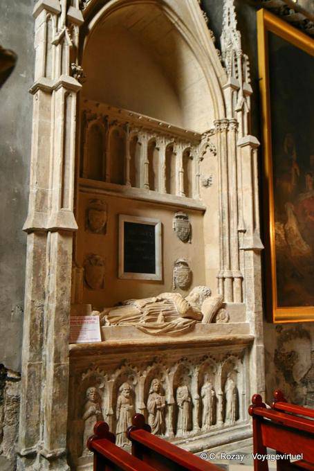 Burial Benedict XII, Notre Dame des Doms, Avignon, Provence, France