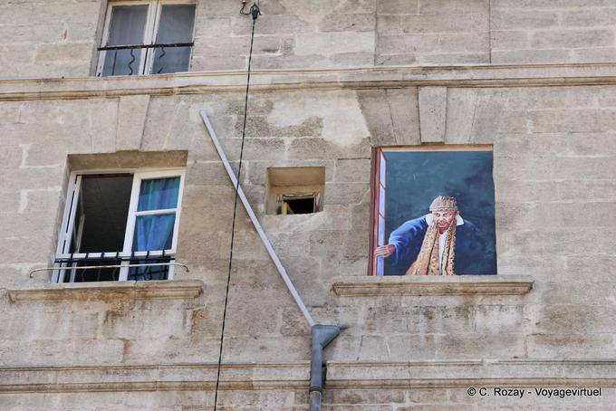 Avignon, Chaineau overthrown and sham, Provence, France