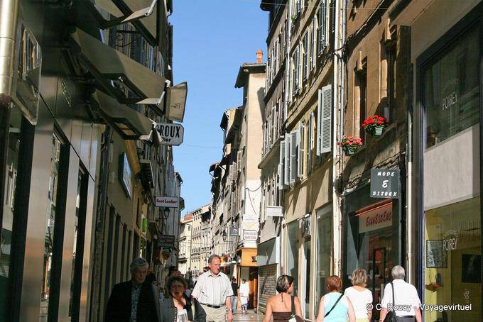 AviPlace of Change, pedestrian street, Avignon, Provence, France