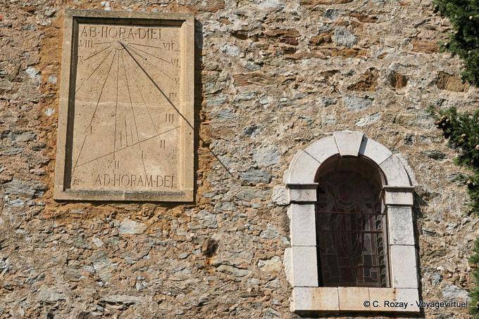 Bormes-les-Mimosas, sundial, Provence, France