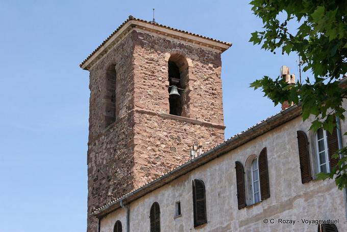 Fréjus, bell tower of the Saint-François de Paule Chapel, Provence, France