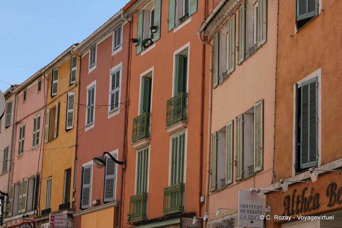 Fréjus, street colors, Provence, France