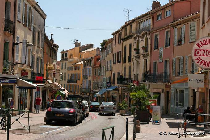 Fréjus, rue Jean Jaures, Provence, France