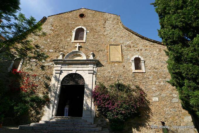 Bormes les Mimosa - Church of St. Trophime Place Georges Pompidou, Provence, France
