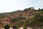 Panoramic view of Bormes les Mimosas, France.