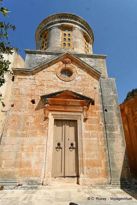 Jagarolon of Agia Triada, the library - Crete, Greece
