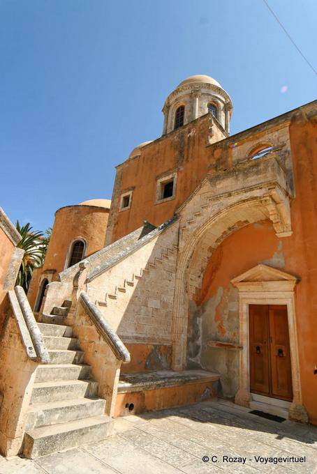 Agia Triada Small church Christ the Saviour - Crete, Greece