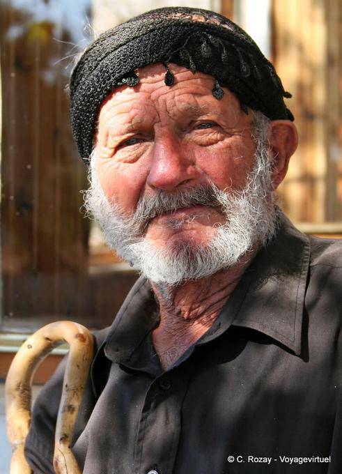 Portrait of a Cretan shepherd Anopoli, Nome Chania - Crete, Greece