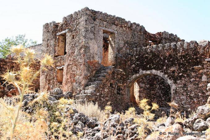 House typical Cretan, Aradena - Crete, Greece