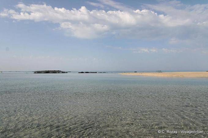 When the sky and sea merge, Elafonissi - Crete, Greece