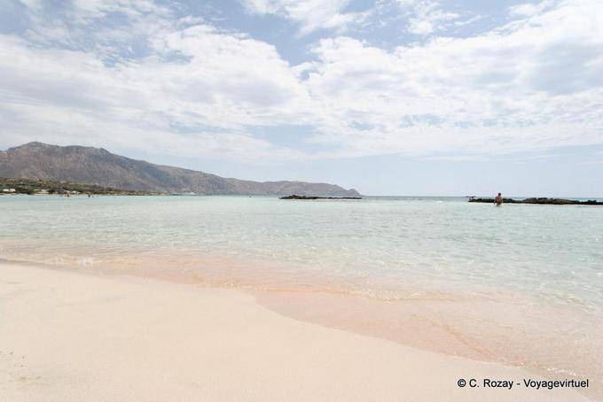 Lagoon light Cretan Elafonissi - Crete, Greece