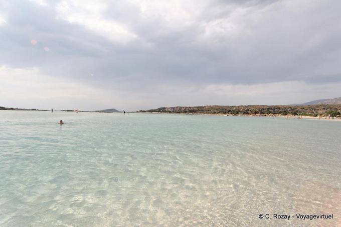Nature preserved in the reserve Elafonisi - Crete, Greece