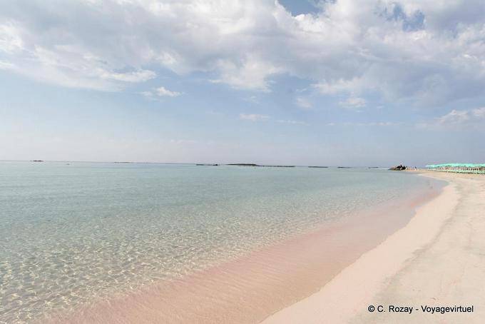 Walk on the beach, Elafonissi - Crete, Greece