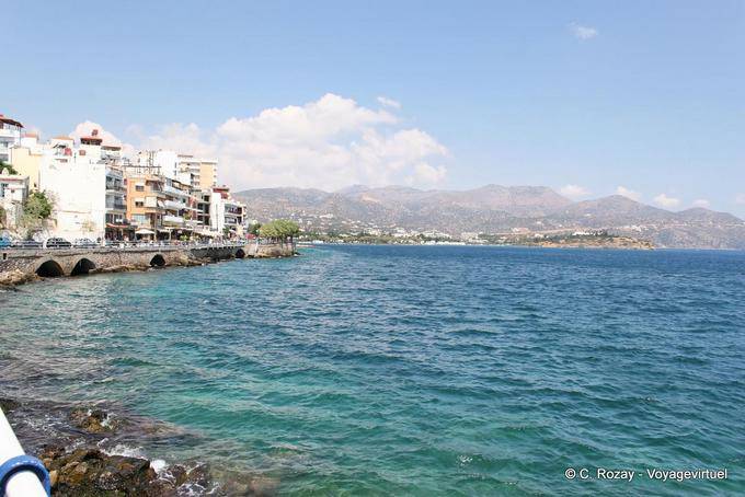 Arrival in the city, Elounda - Crete, Greece