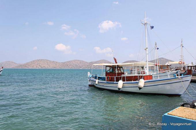 Facing the island of Spinalonga, Elounda - Crete, Greece