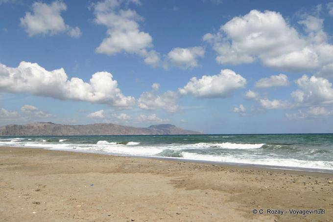 Great beach Kolpos Almirou, Georgioupoli - Crete, Greece