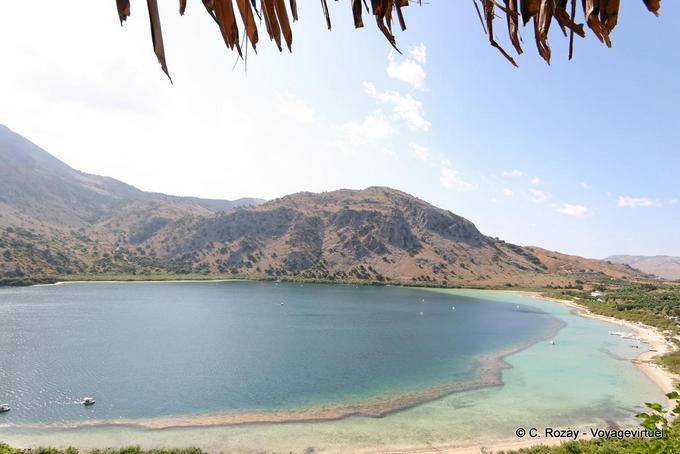 Kourna's Lake and White Mountains - Crete, Greece