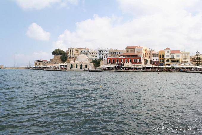 Arsenal and mosque Hasan, Chania - Crete, Greece