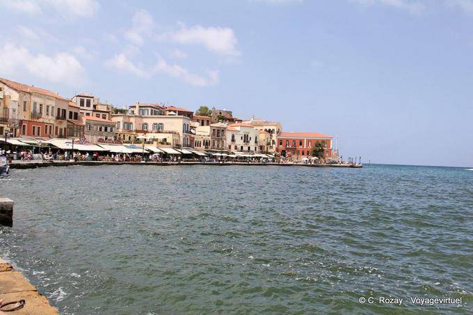 Walk on the harbor, Chania - Crete, Greece
