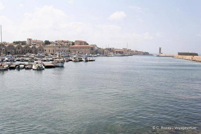 View Port Chania - Crete, Greece