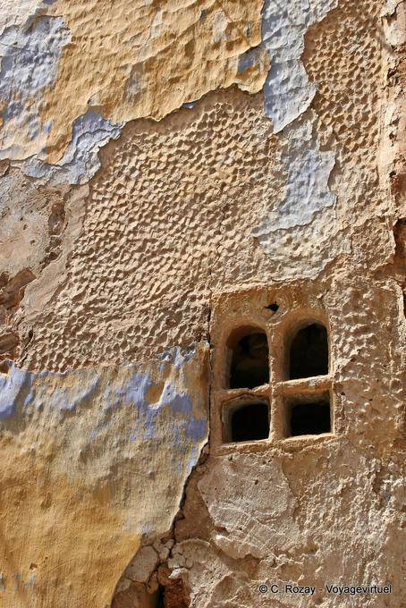 Lepers wall with antique vent, Chania (Chania τα Χανιά) - Crete, Greece