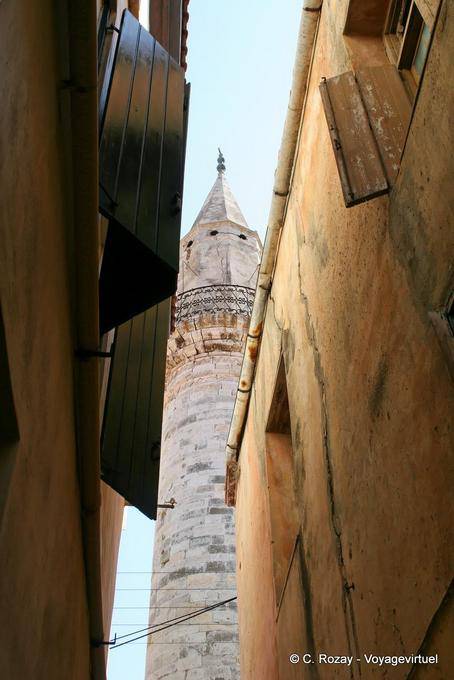 Hania (Chania) Ruelle and Minaret - Crete, Greece