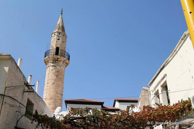 Minaret sharp like a pencil, Chania - Crete, Greece