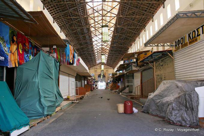 Covered market of Chania - Crete, Greece